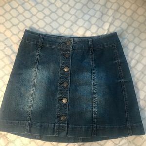 Denim skirt